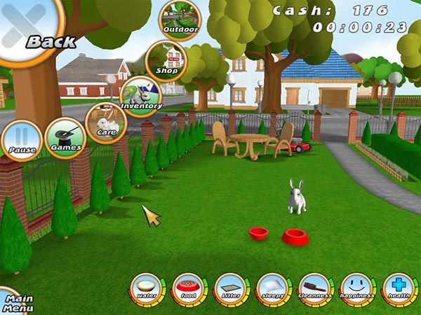 Скриншот из игры 101 Bunny Pets - 9
