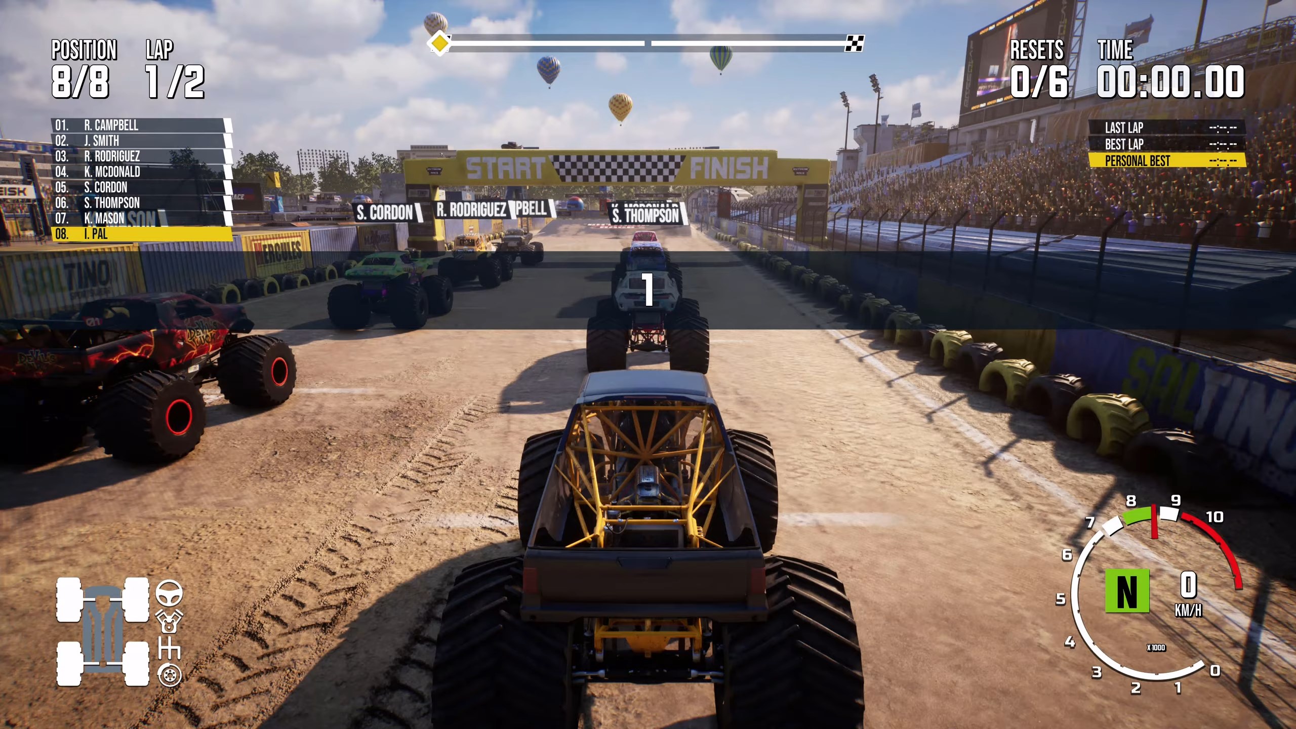 Скриншот из игры Monster Truck Championship - 13