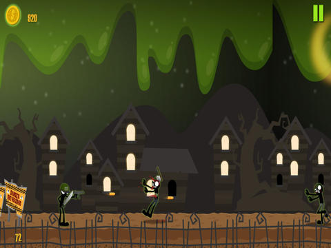 Скриншот из игры Stickman Zombie Killer, A - 2