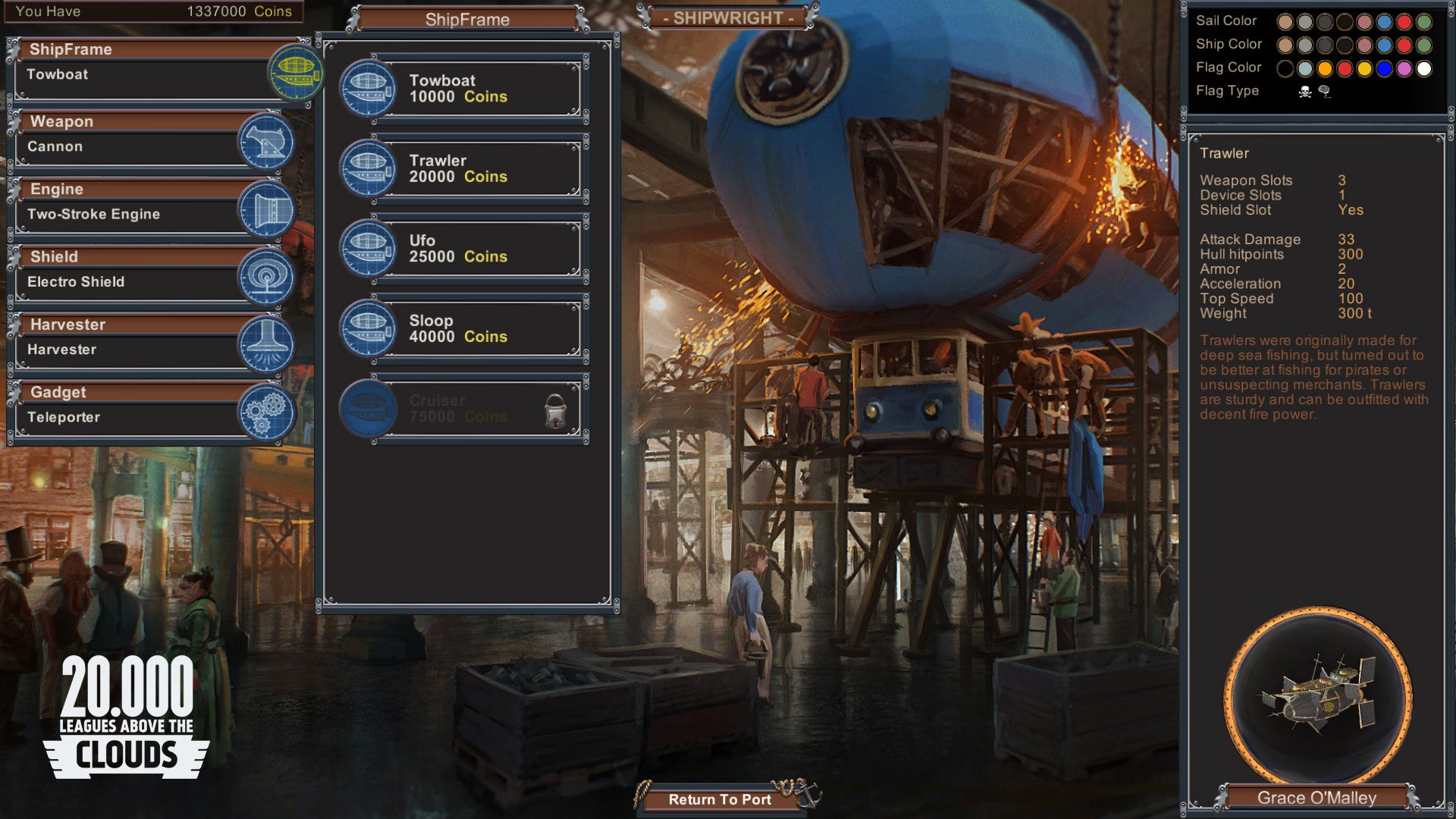 Скриншот из игры 20,000 Leagues Above the Clouds - 4