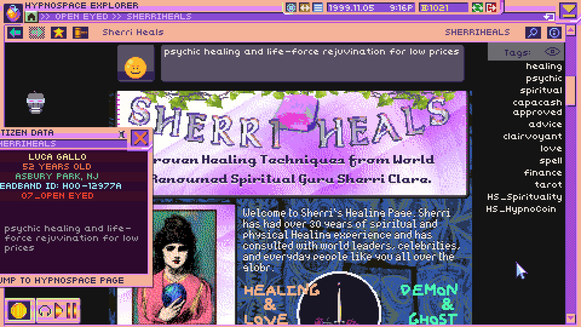 Скриншот из игры Hypnospace Outlaw - 9