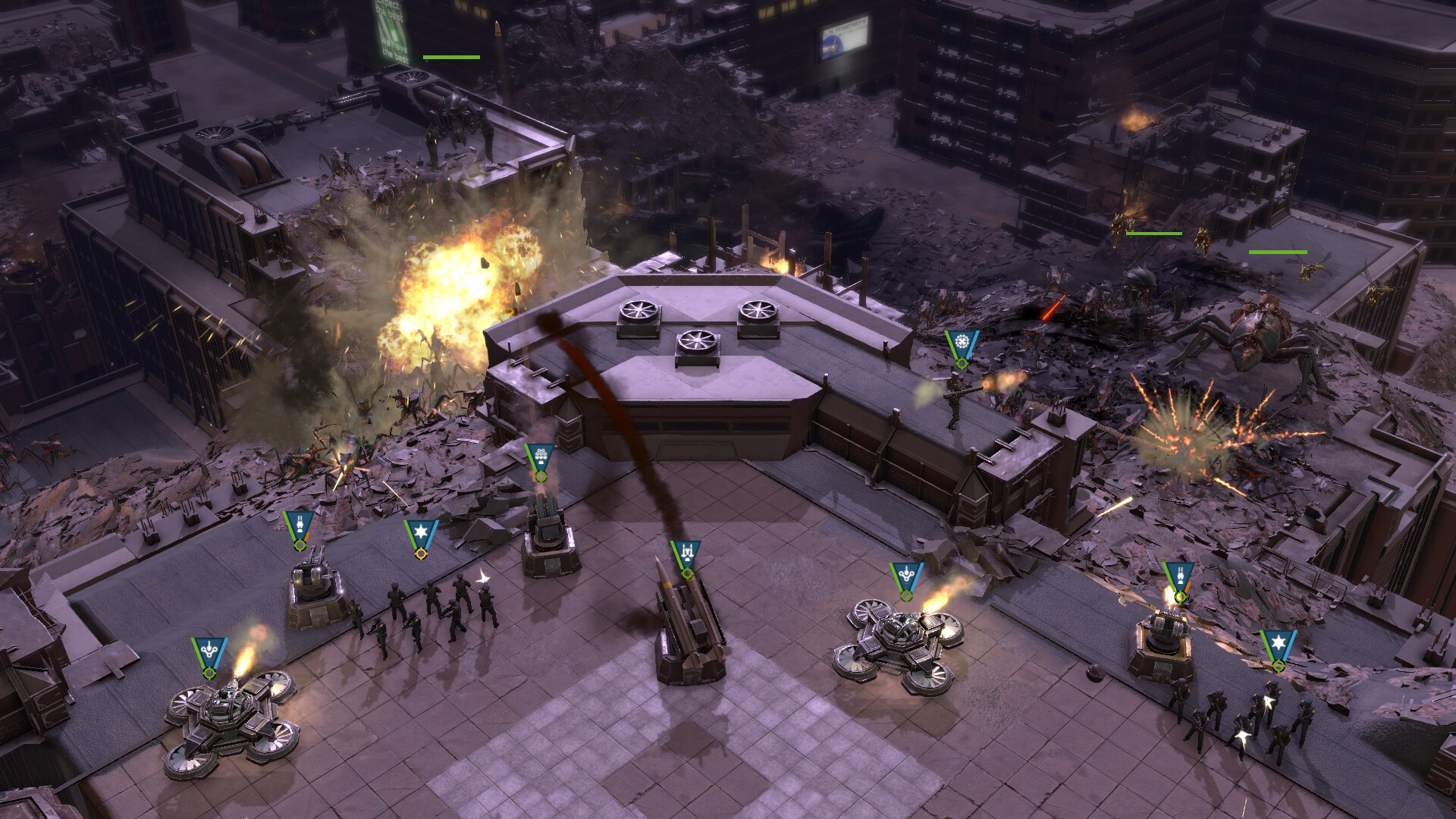 Скриншот из игры Starship Troopers: Terran Command - Urban Onslaught - 2
