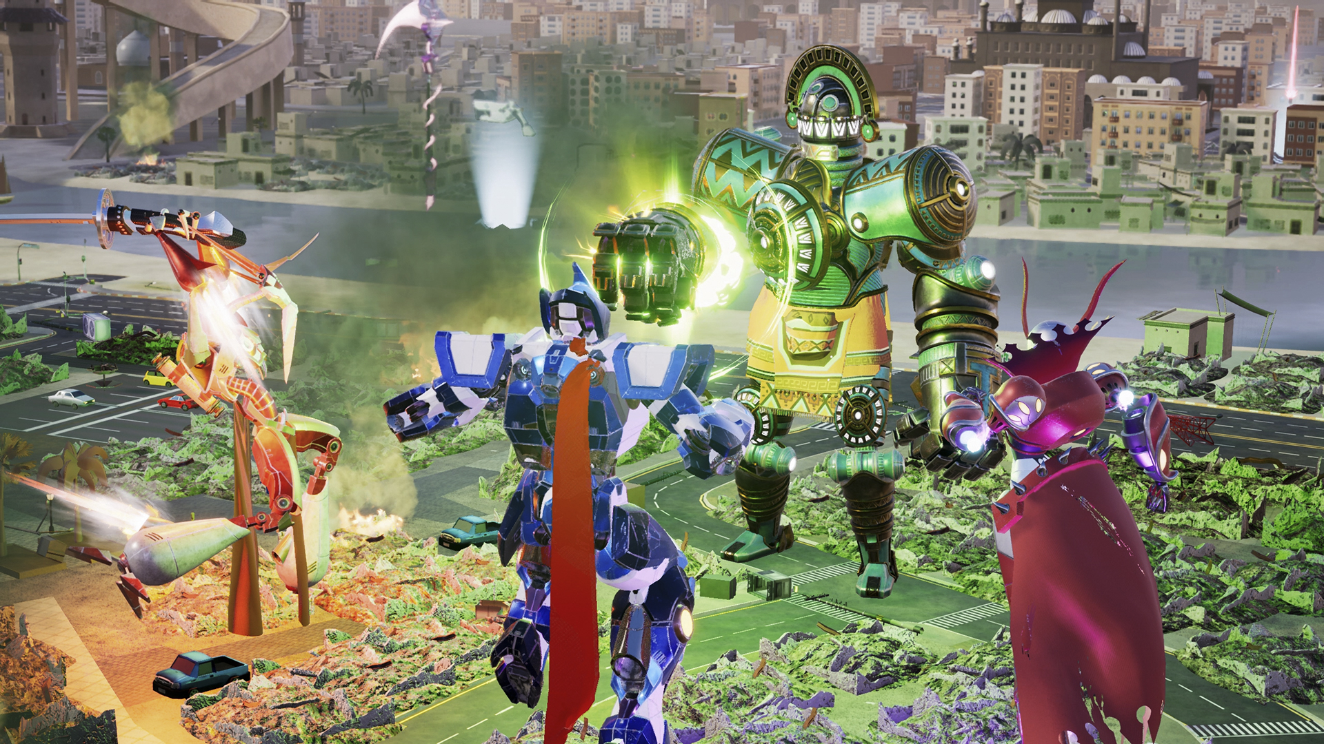 Скриншот из игры Override: Mech City Brawl - 2