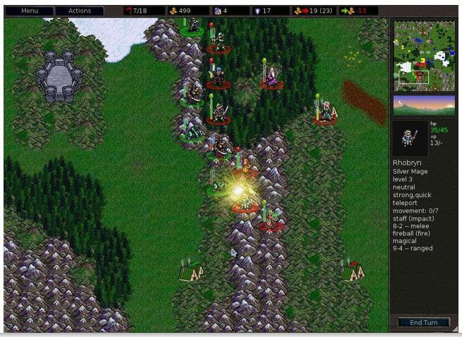 Скриншот из игры Battle for Wesnoth - 6