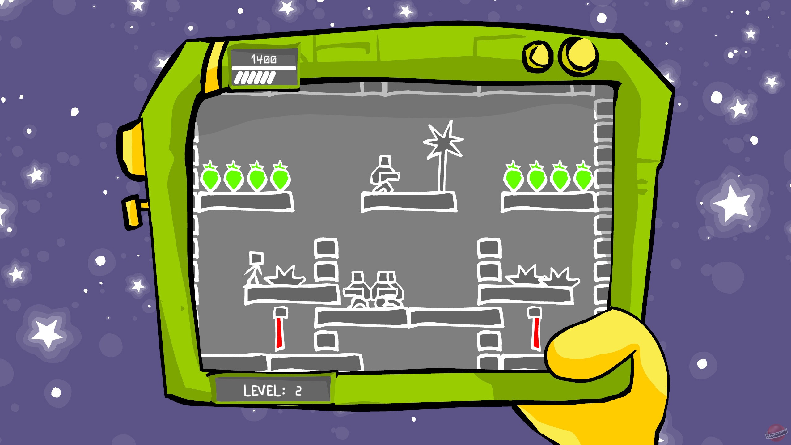 Скриншот из игры Alien Hominid HD - 1