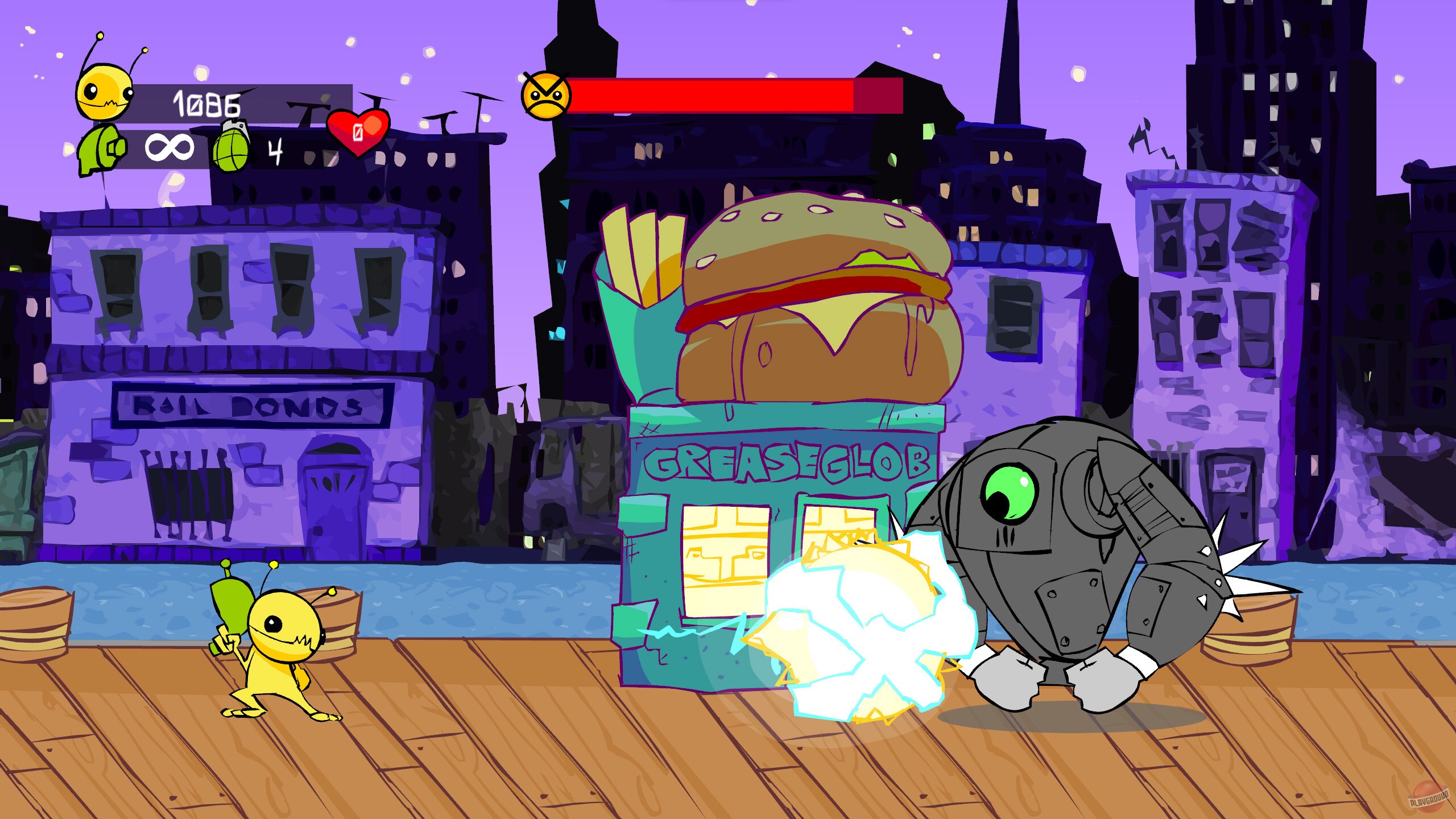 Скриншот из игры Alien Hominid HD - 3