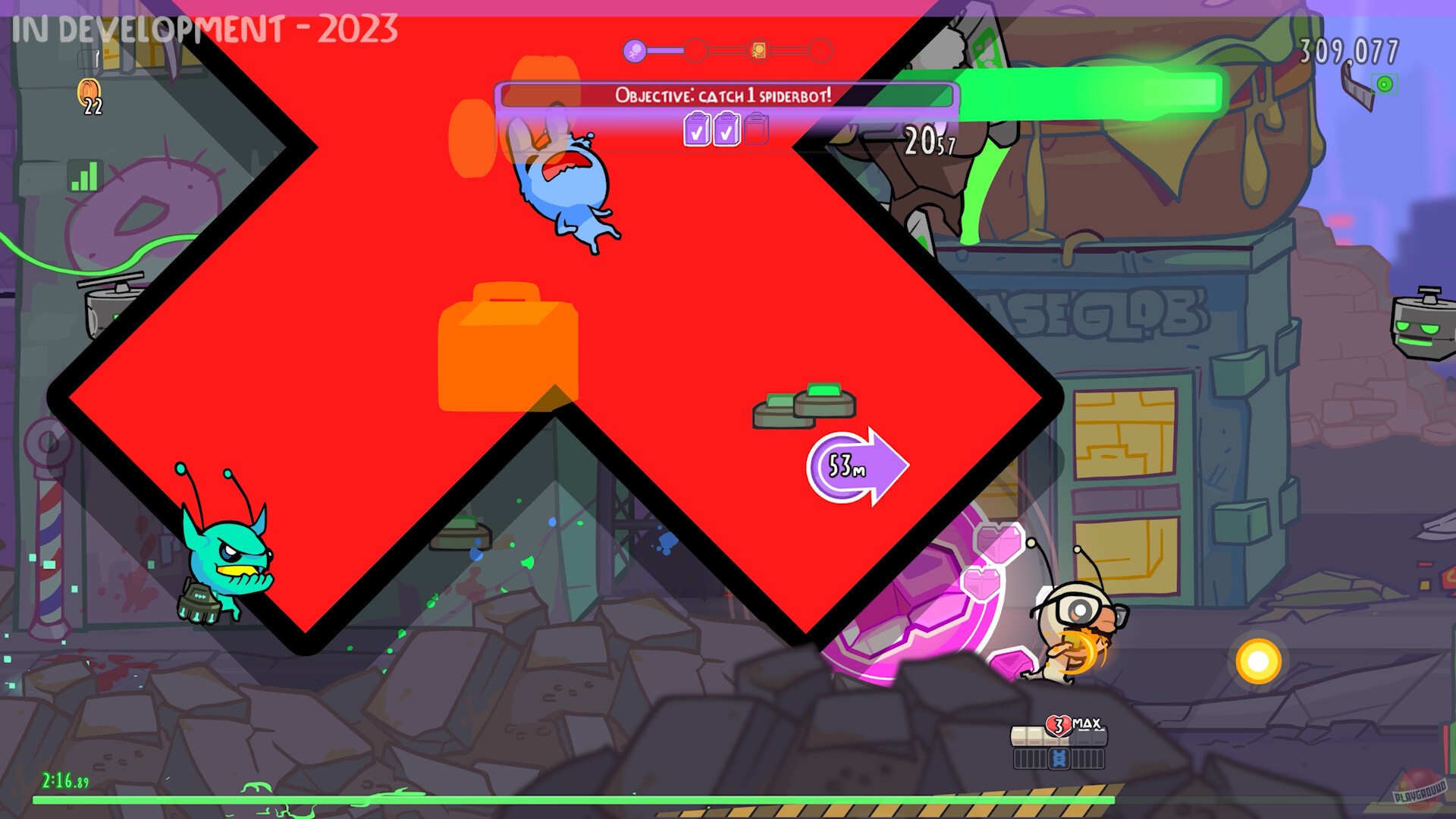 Скриншот из игры Alien Hominid Invasion - 44