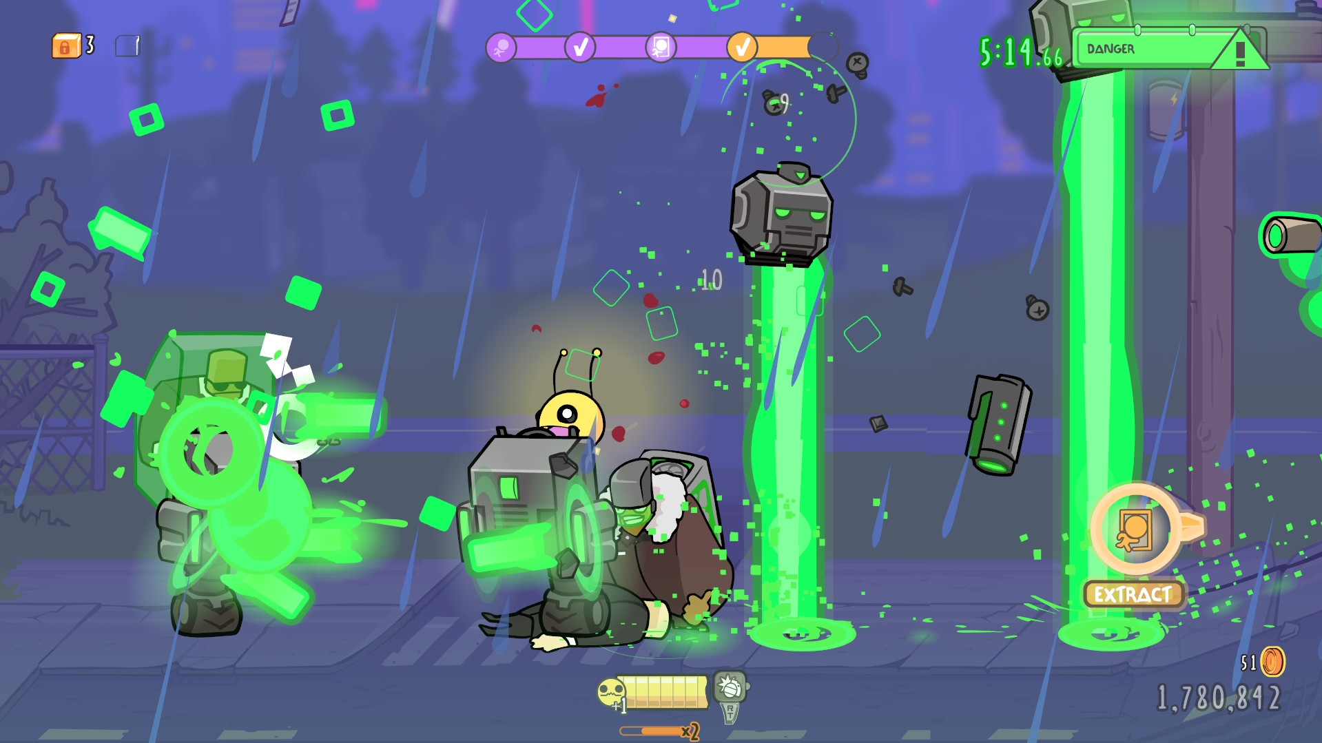 Скриншот из игры Alien Hominid Invasion - 12