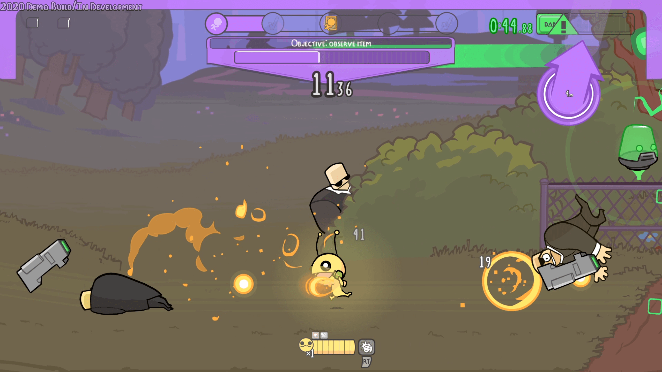Скриншот из игры Alien Hominid Invasion - 46