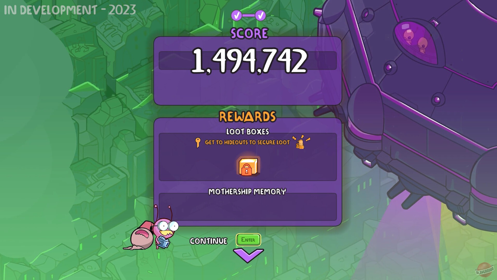 Скриншот из игры Alien Hominid Invasion - 67