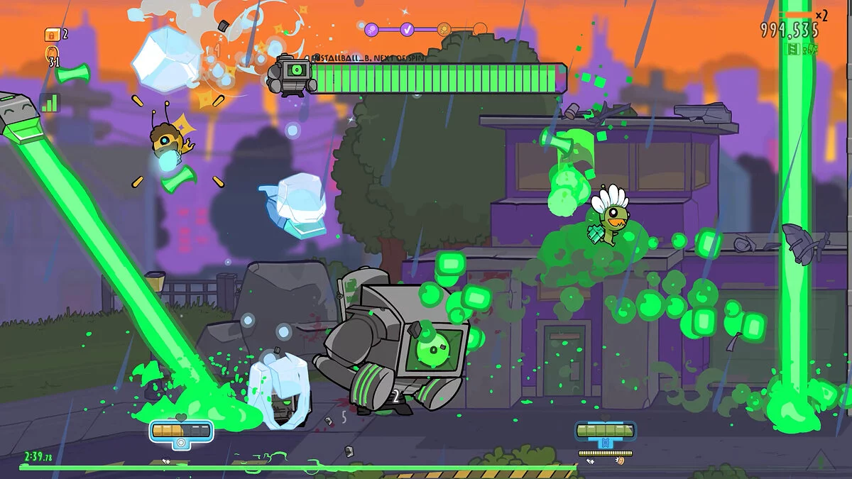 Скриншот из игры Alien Hominid Invasion - 11
