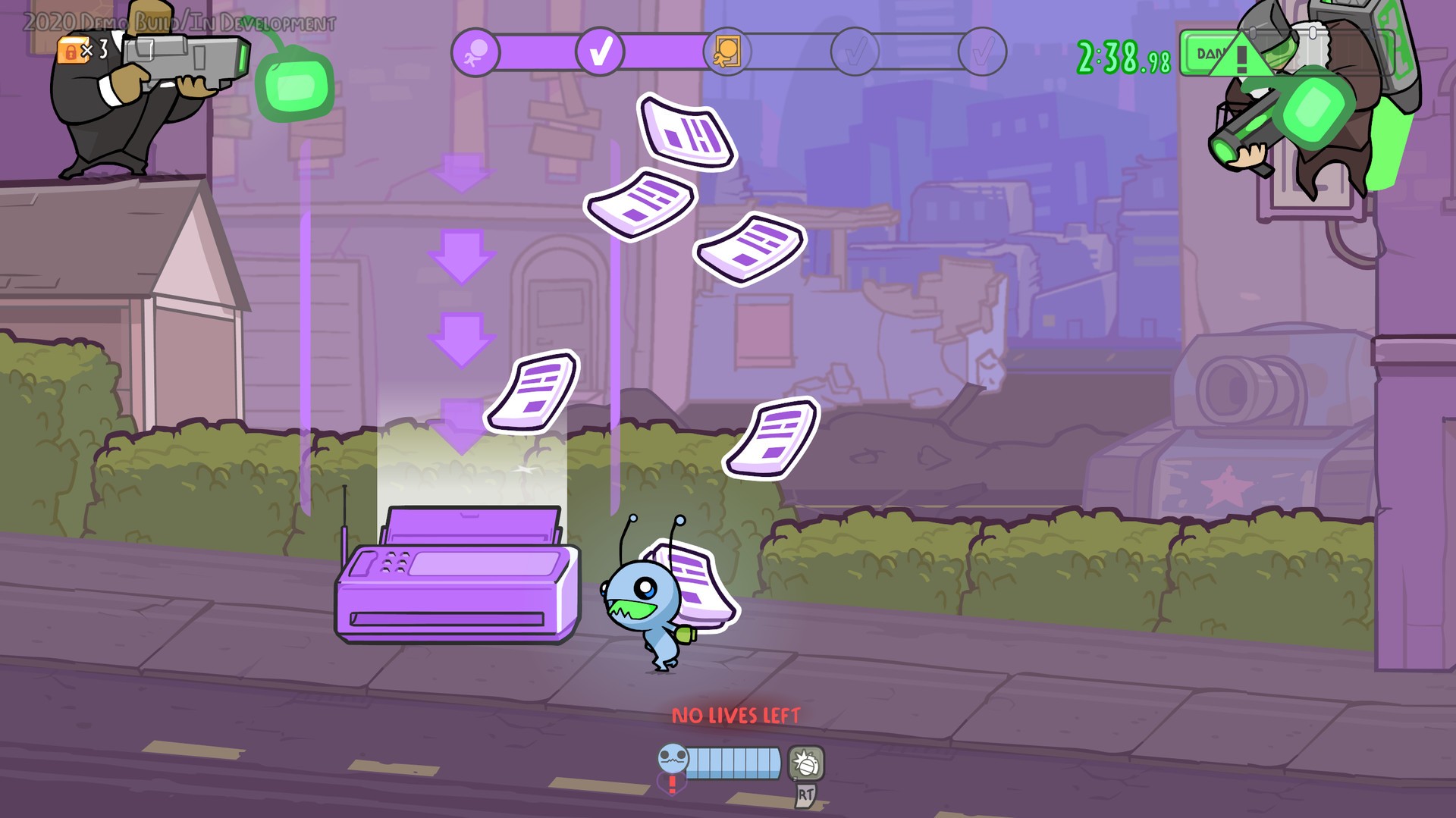 Скриншот из игры Alien Hominid Invasion - 13