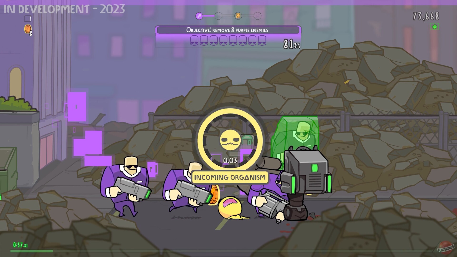 Скриншот из игры Alien Hominid Invasion - 24