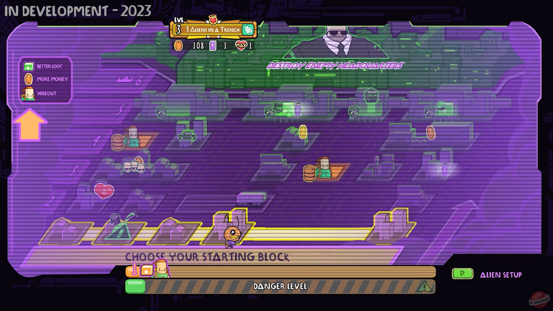 Скриншот из игры Alien Hominid Invasion - 10