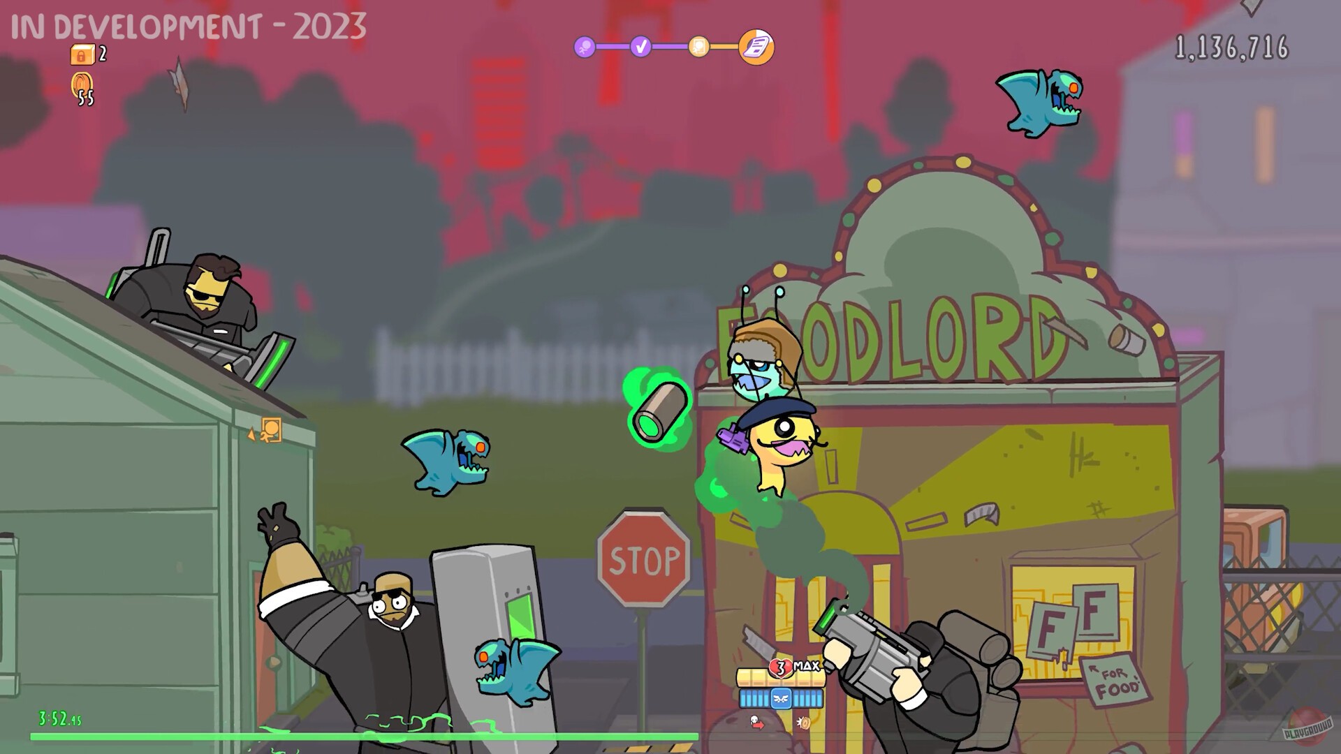 Скриншот из игры Alien Hominid Invasion - 60