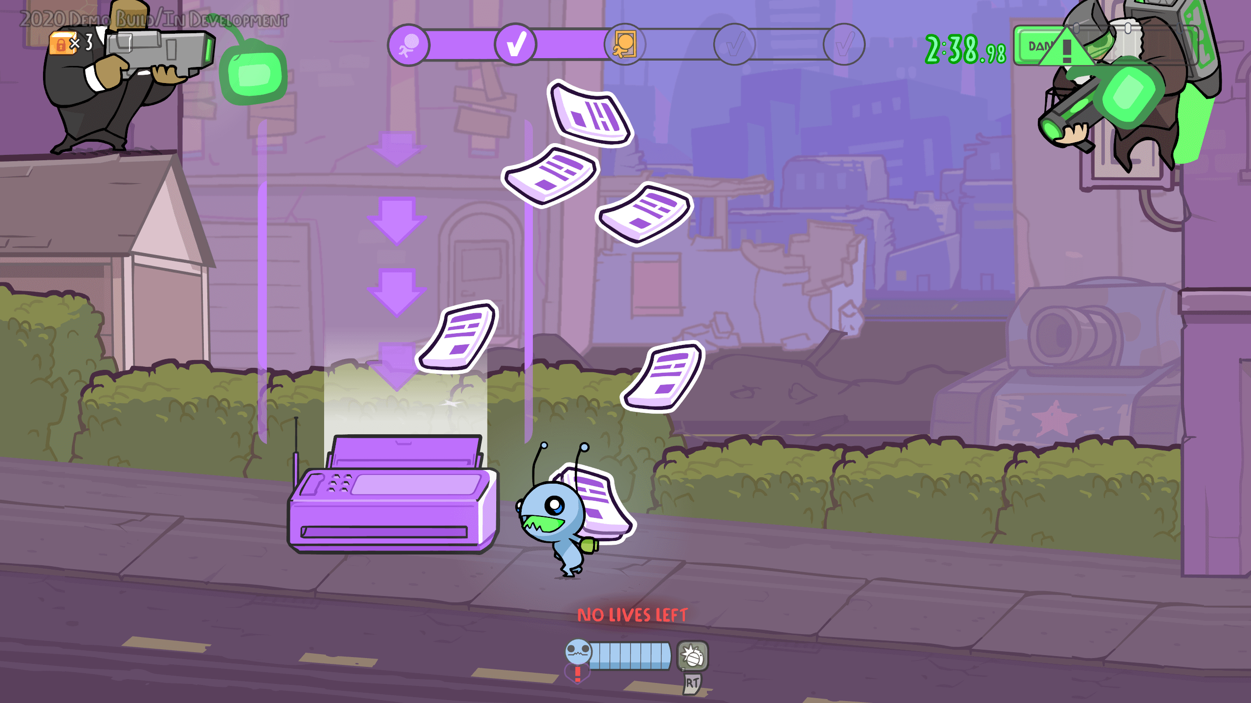 Скриншот из игры Alien Hominid Invasion - 16