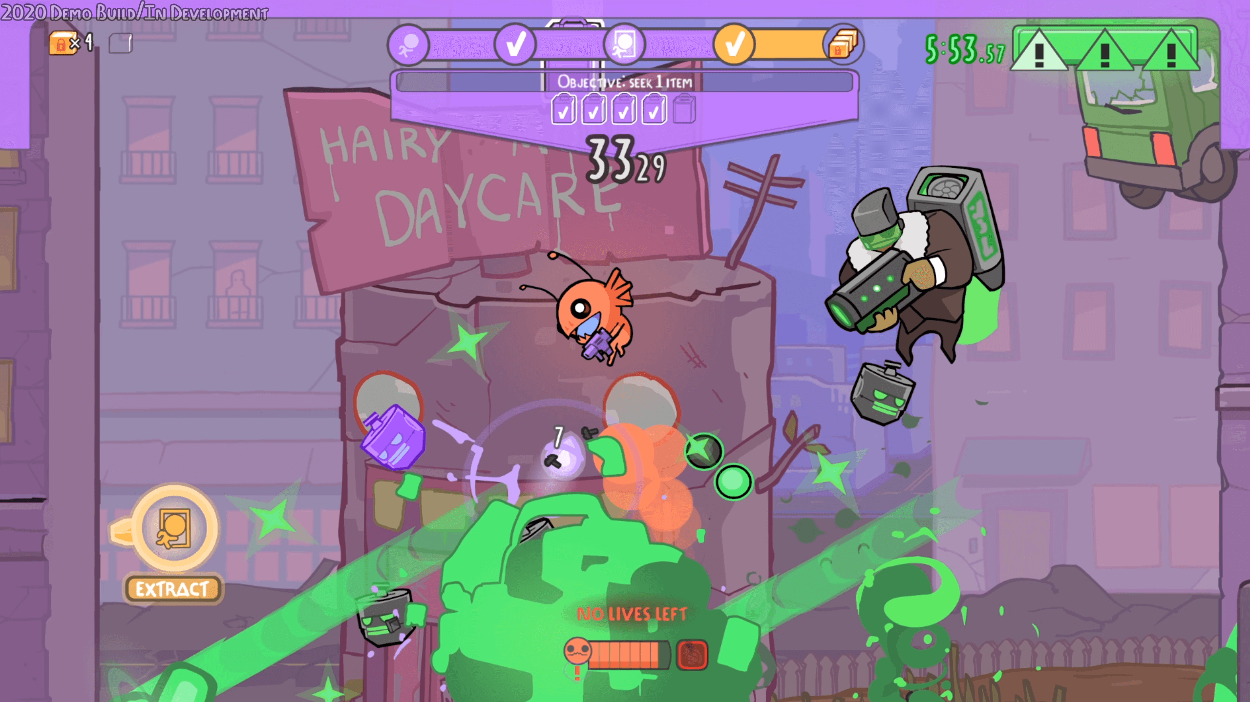 Скриншот из игры Alien Hominid Invasion - 23