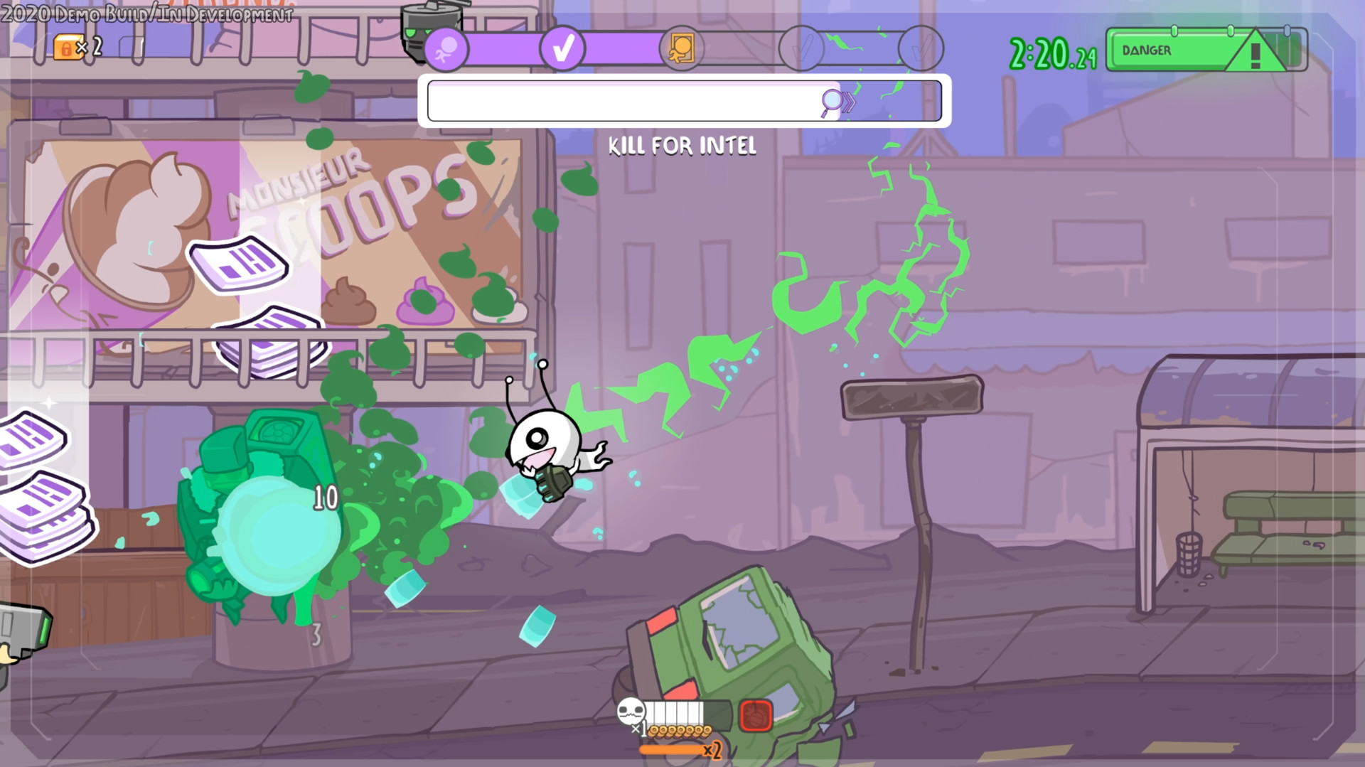 Скриншот из игры Alien Hominid Invasion - 2