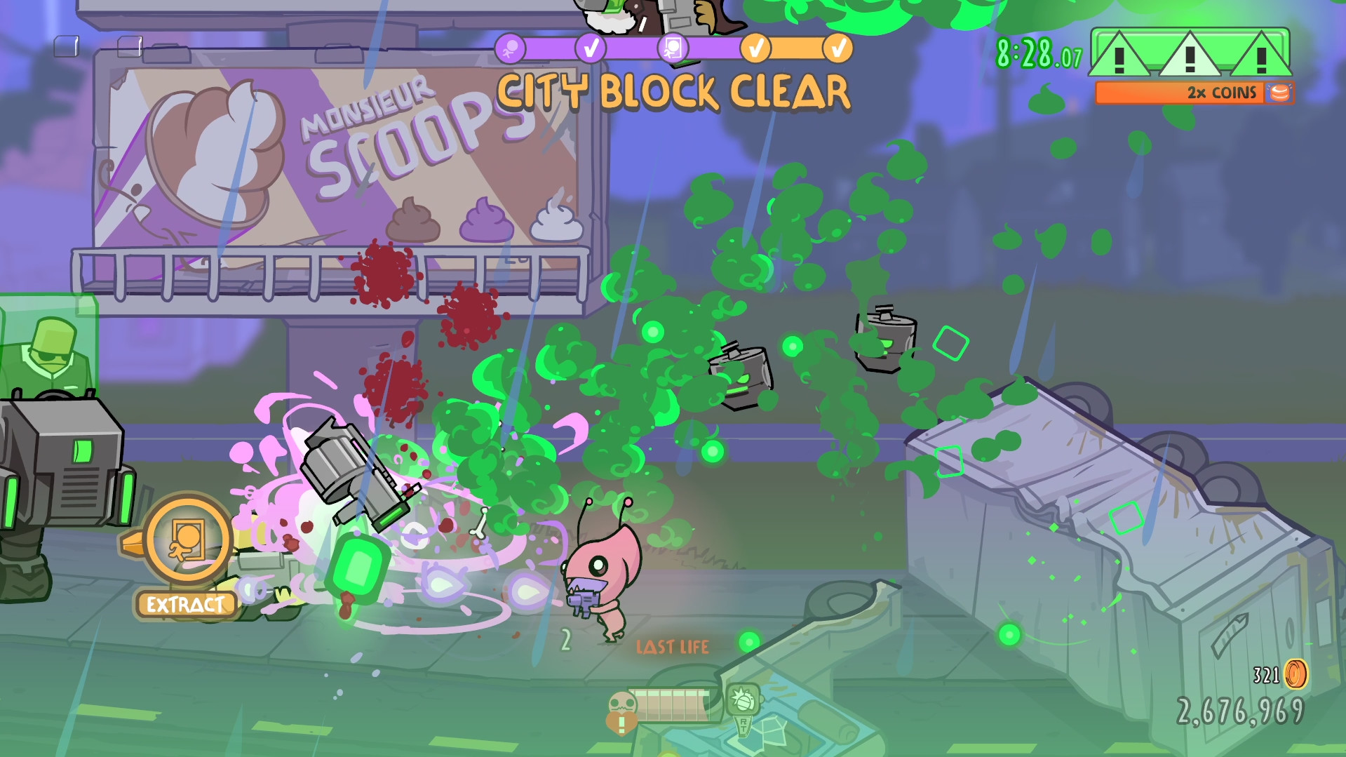 Скриншот из игры Alien Hominid Invasion - 14