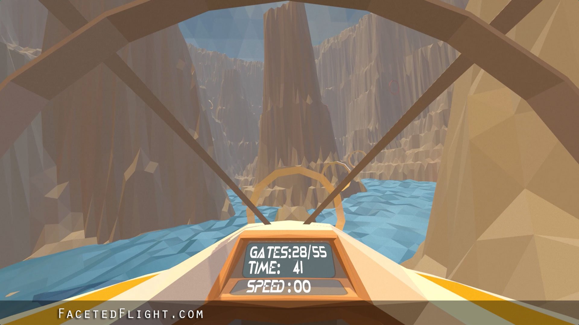 Скриншот из игры Faceted Flight - 1