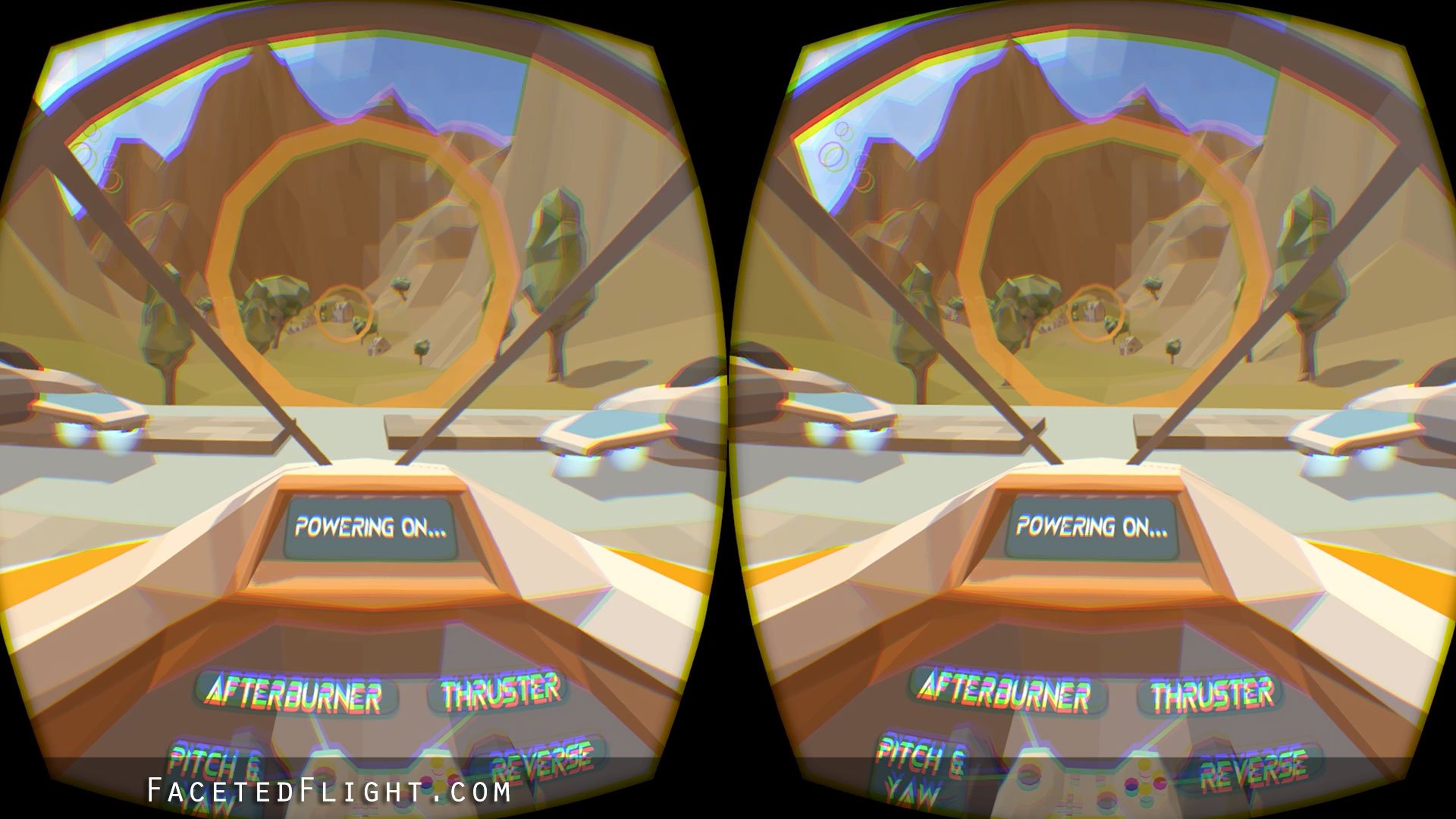 Скриншот из игры Faceted Flight - 2