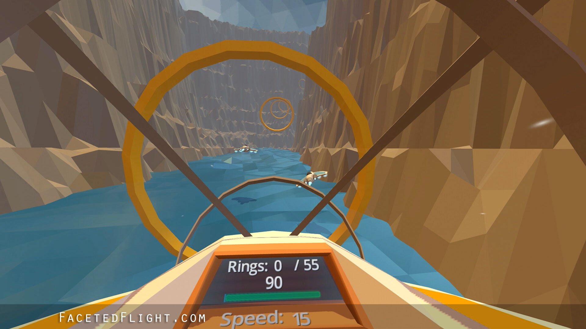 Скриншот из игры Faceted Flight - 5