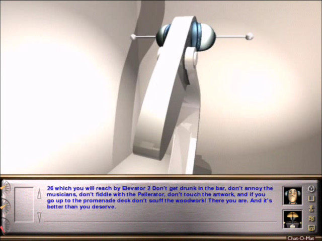 Скриншот из игры Starship Titanic - 2