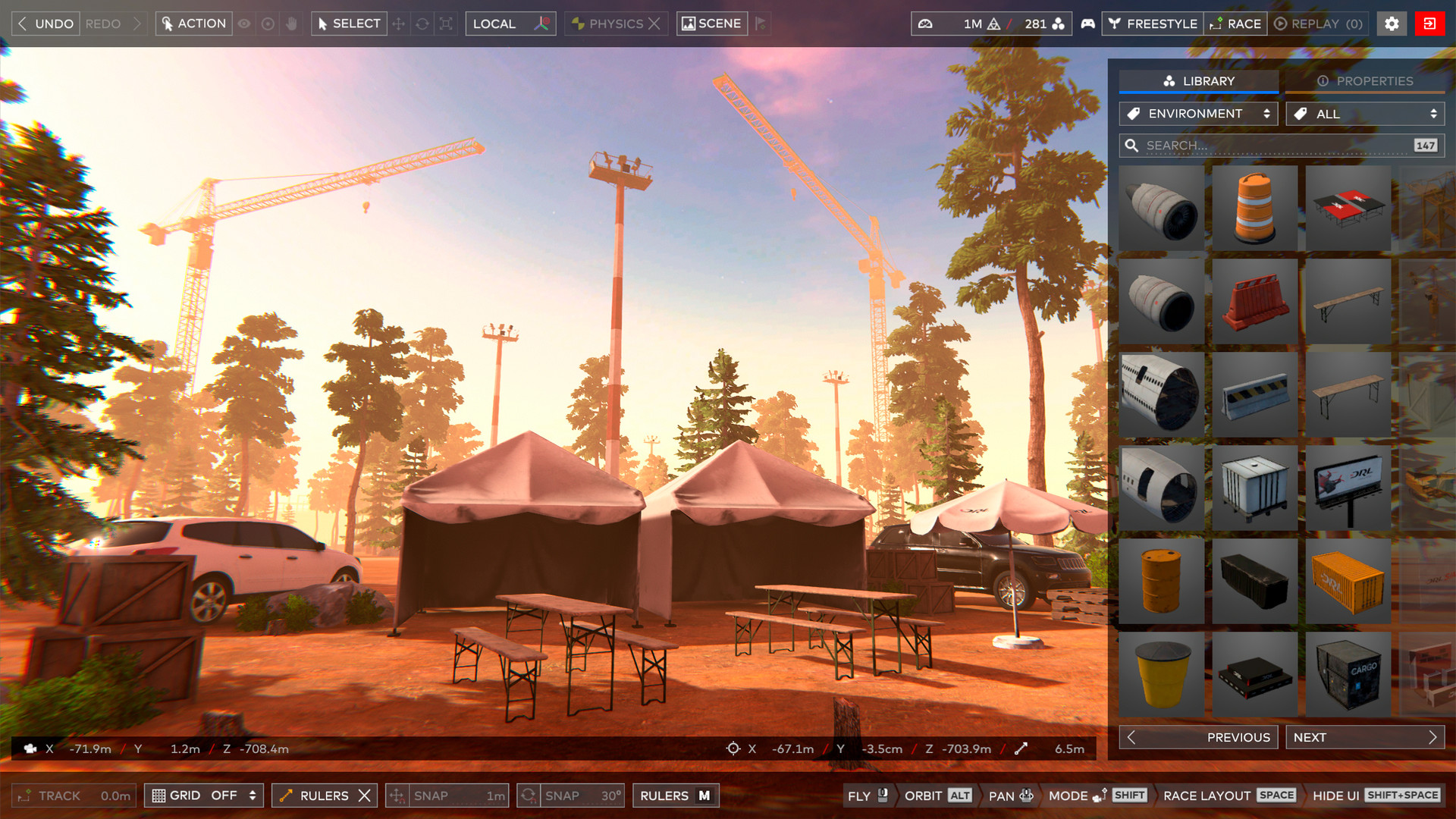 Скриншот из игры The Drone Racing League Simulator - 21
