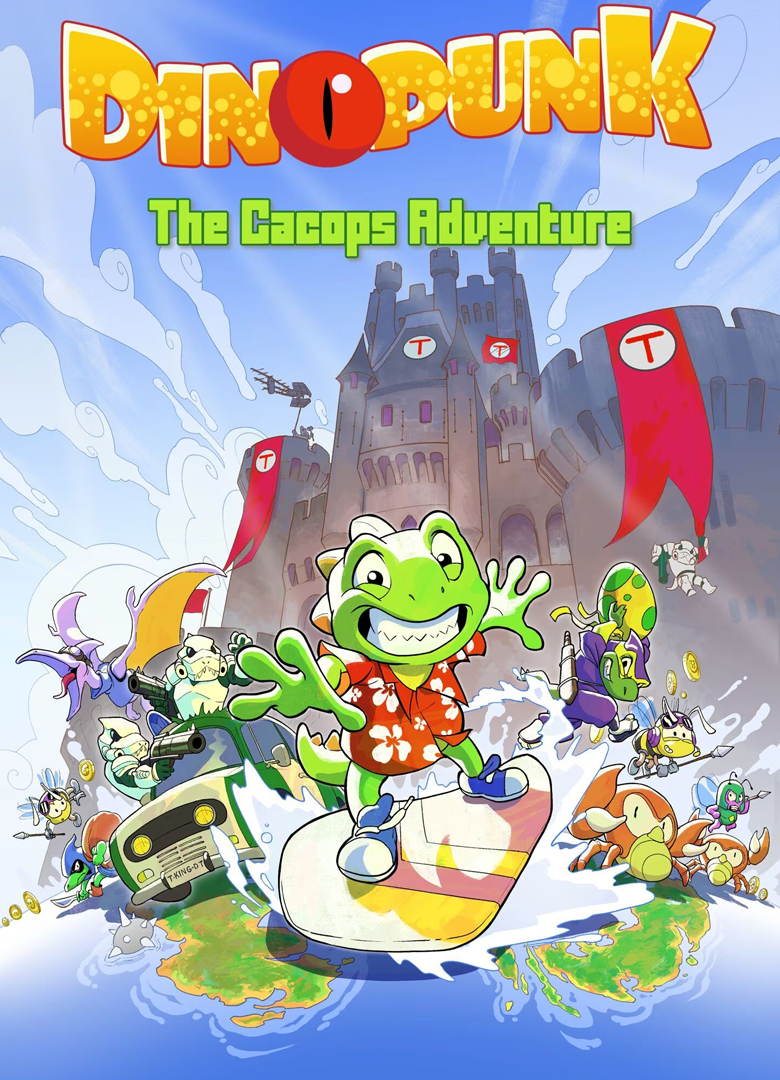 Обложка игры Dinopunk: The Cacops Adventure