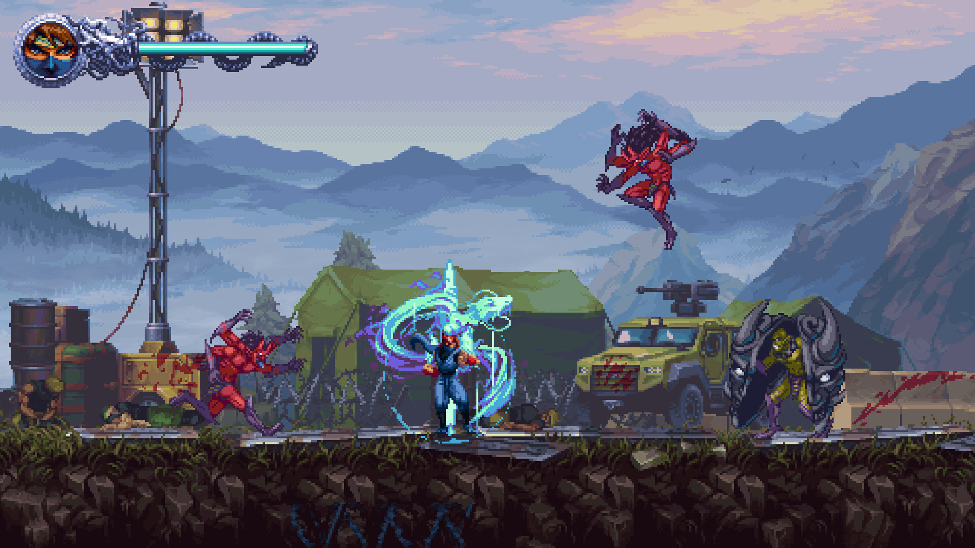 Скриншот из игры Ninja Gaiden: Ragebound - 1