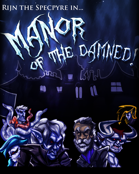 Обложка игры Rijn the Specpyre in... Manor of the Damned!
