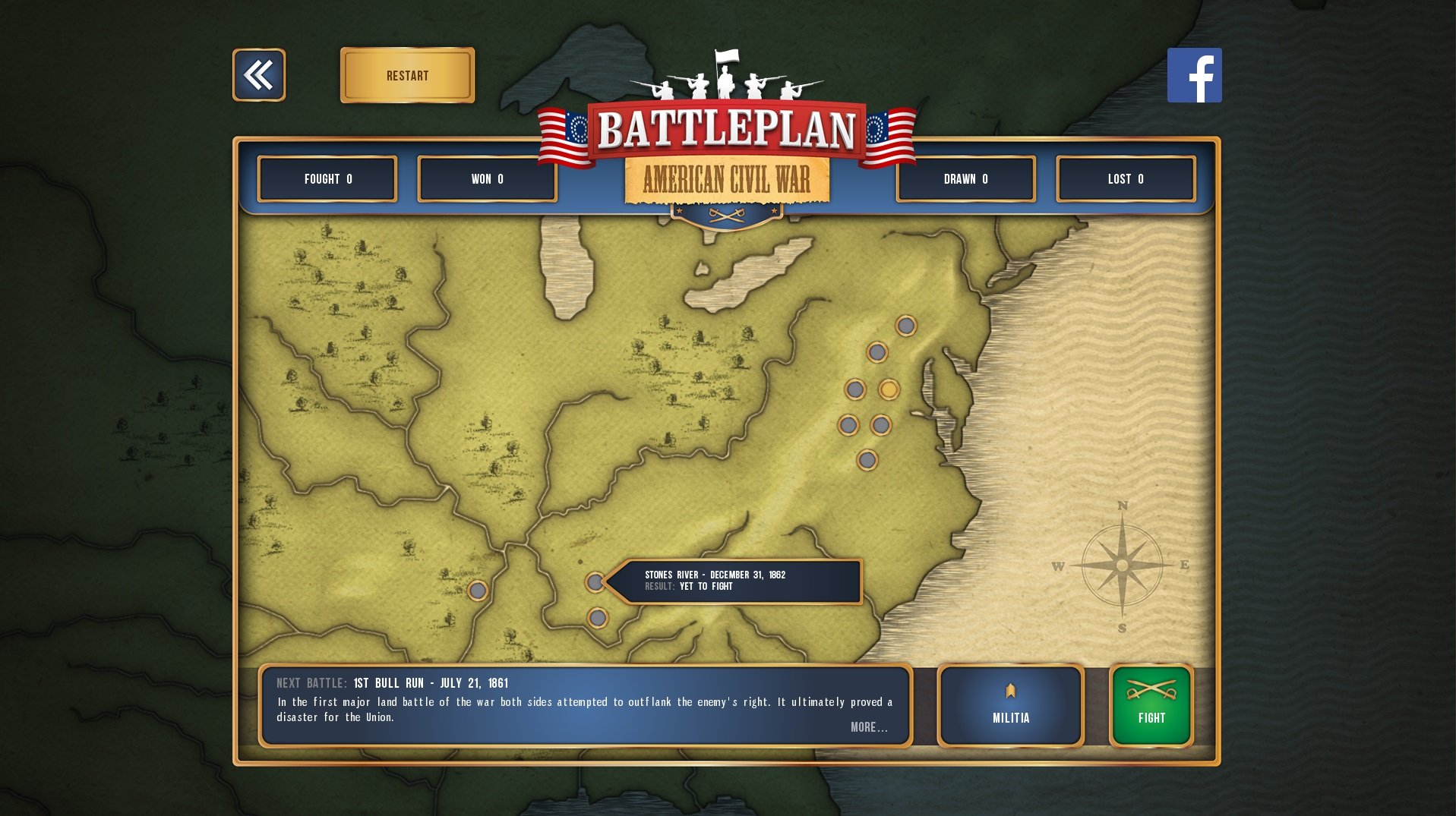 Скриншот из игры Battleplan: American Civil War - 1