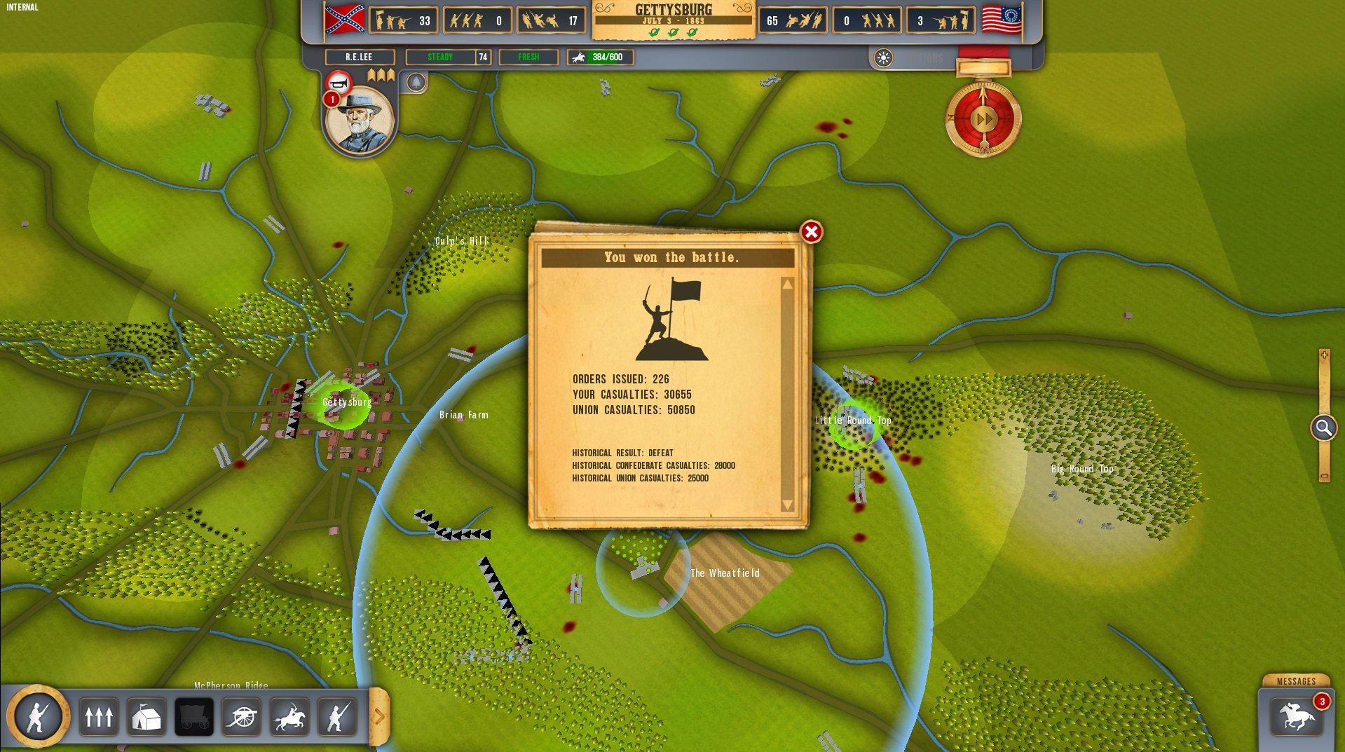 Скриншот из игры Battleplan: American Civil War - 22