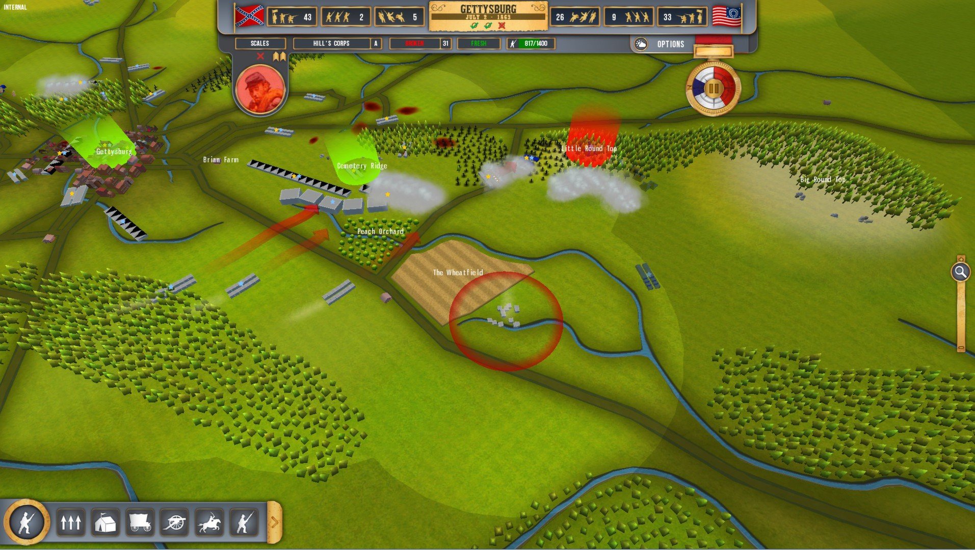 Скриншот из игры Battleplan: American Civil War - 4