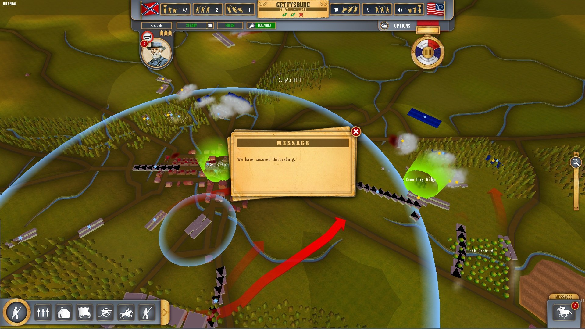 Скриншот из игры Battleplan: American Civil War - 8
