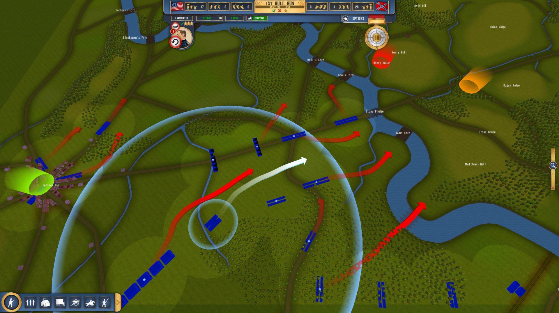 Скриншот из игры Battleplan: American Civil War - 9