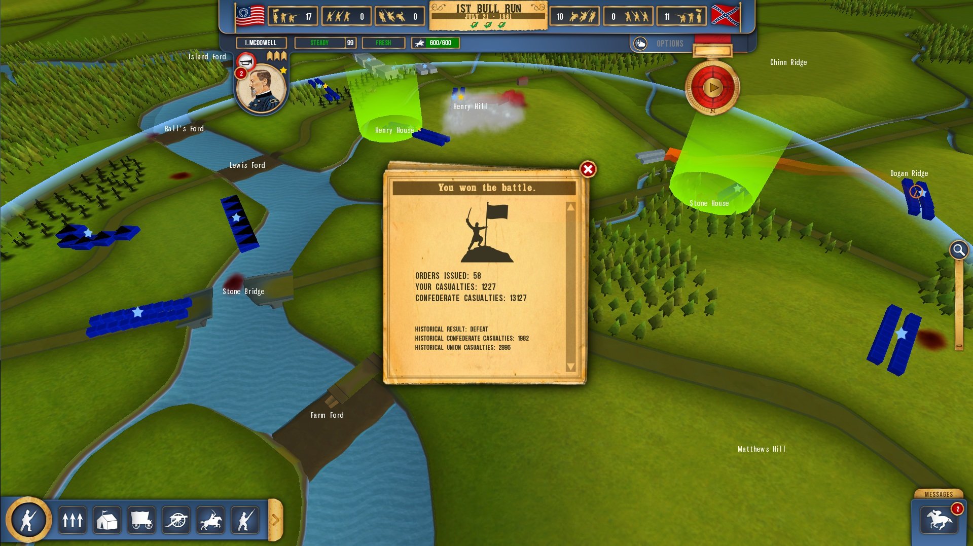 Скриншот из игры Battleplan: American Civil War - 10