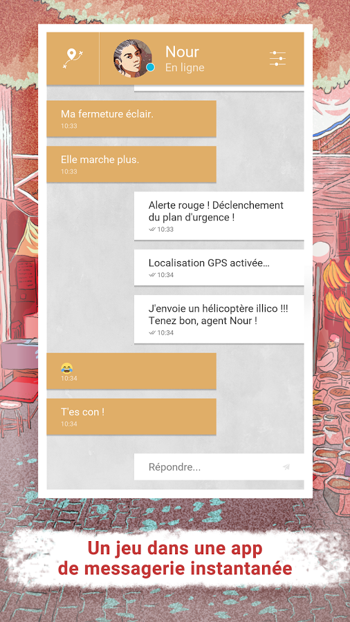 Скриншот из игры Bury Me, My Love - 1