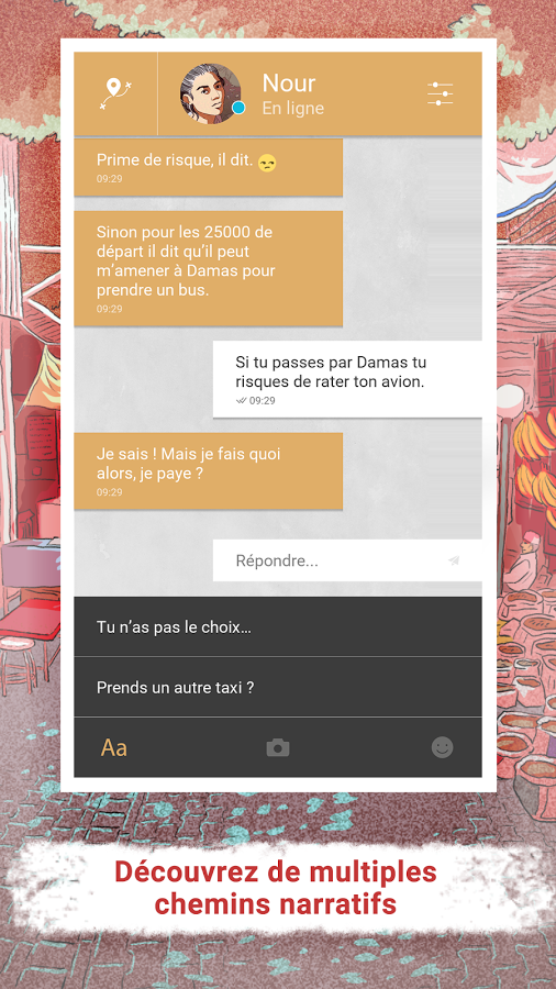 Скриншот из игры Bury Me, My Love - 4