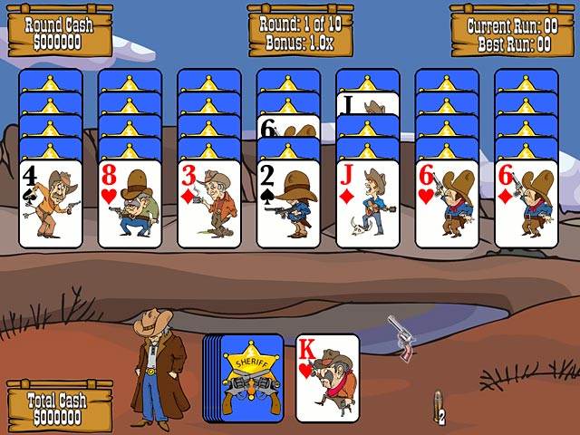 Скриншот из игры Gunslinger Solitaire - 4