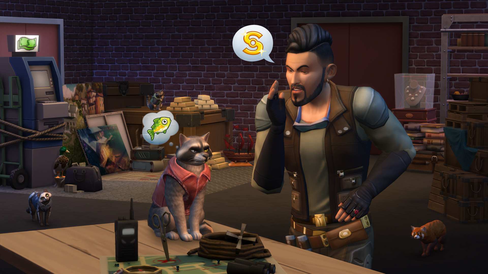 Скриншот из игры The Sims 4: Cats & Dogs - 5