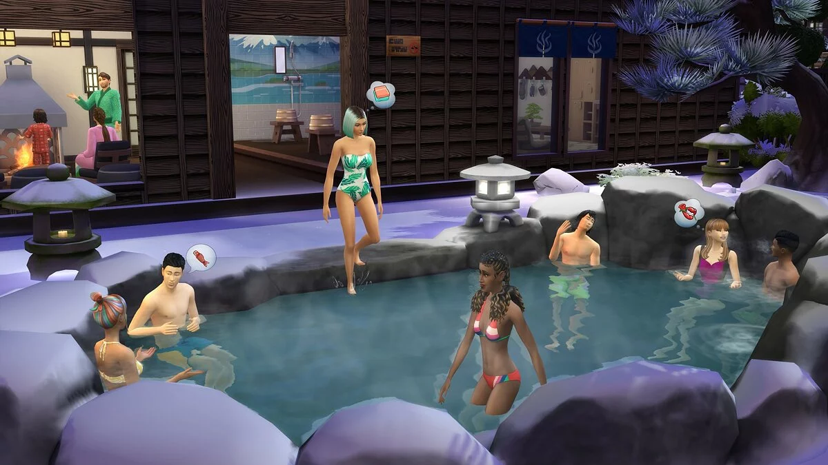 Скриншот из игры The Sims 4: Snowy Escape - 7