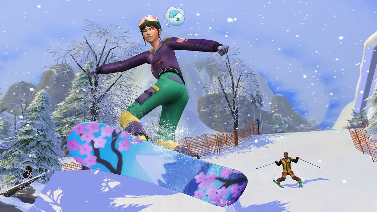 Скриншот из игры The Sims 4: Snowy Escape - 5