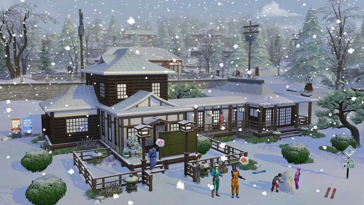 Скриншот из игры The Sims 4: Snowy Escape - 8