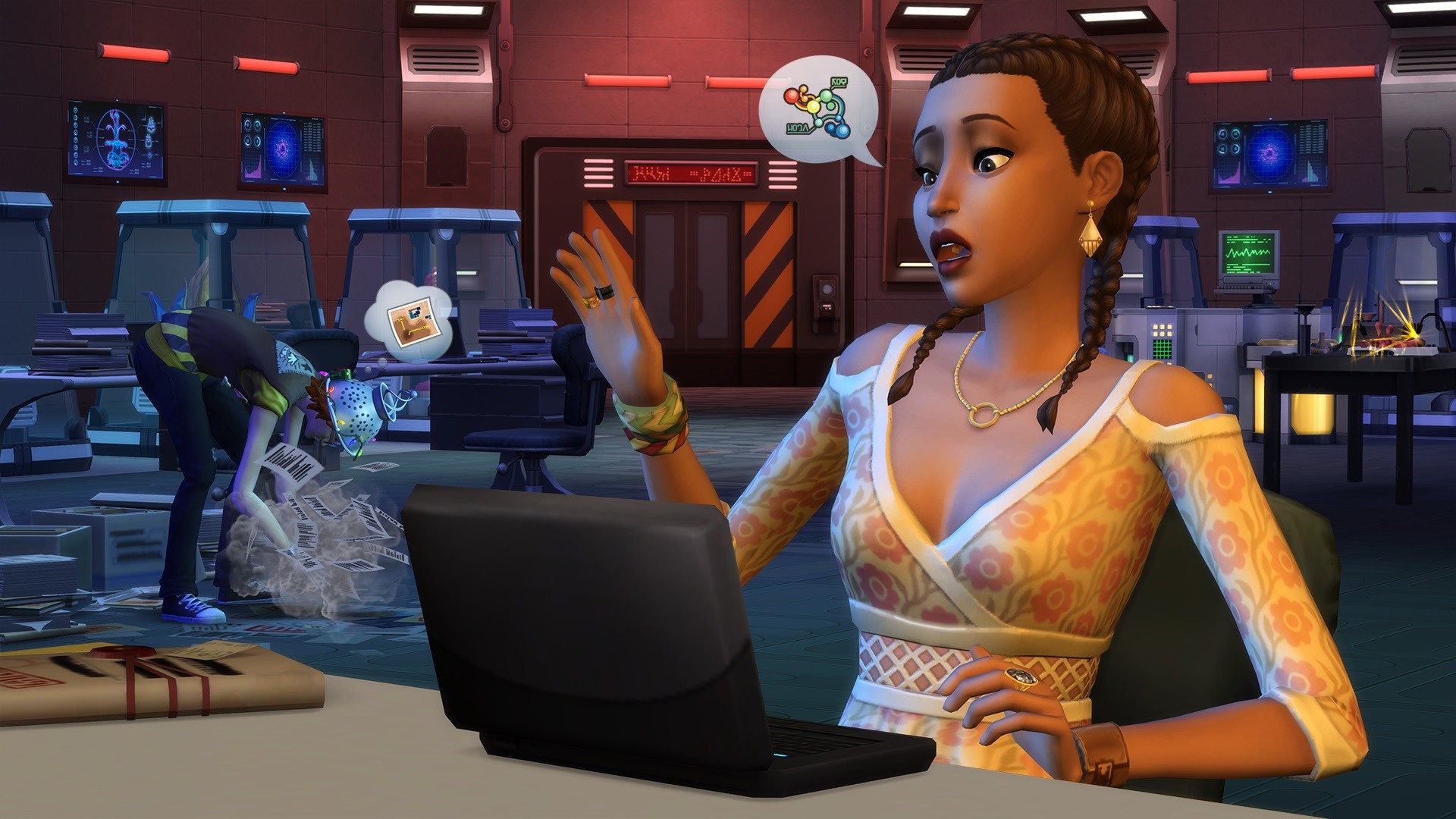 Скриншот из игры The Sims 4: StrangerVille - 4
