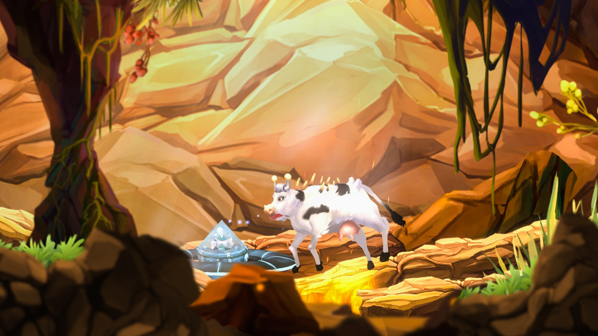 Скриншот из игры Moo Lander - 13