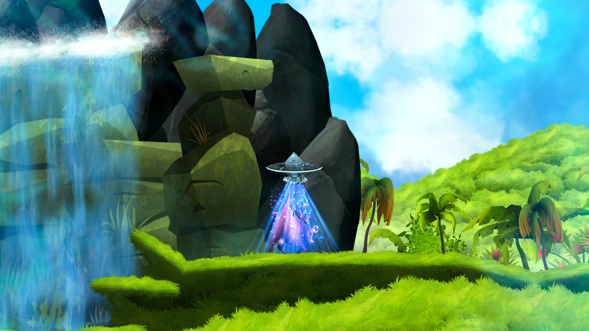 Скриншот из игры Moo Lander - 50