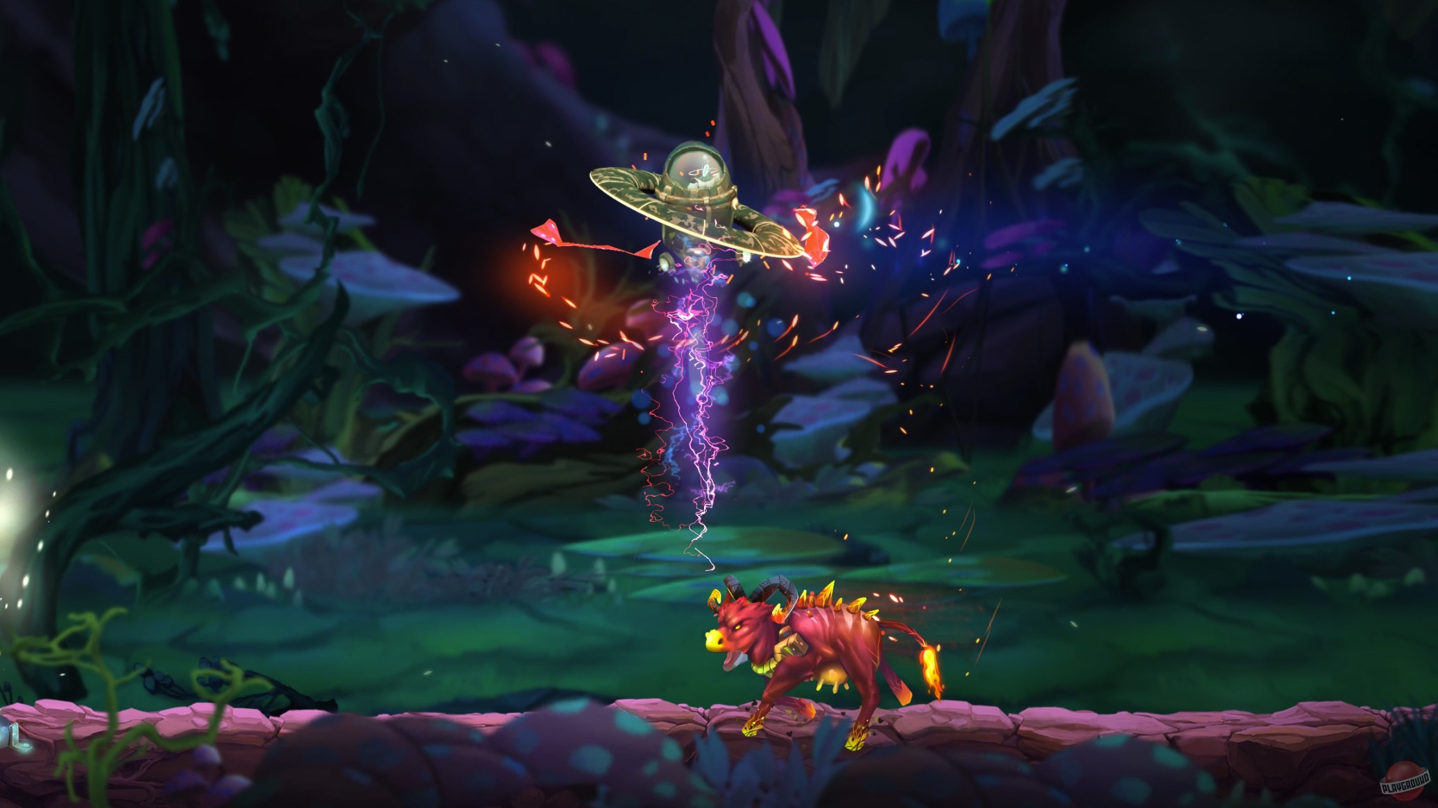 Скриншот из игры Moo Lander - 43