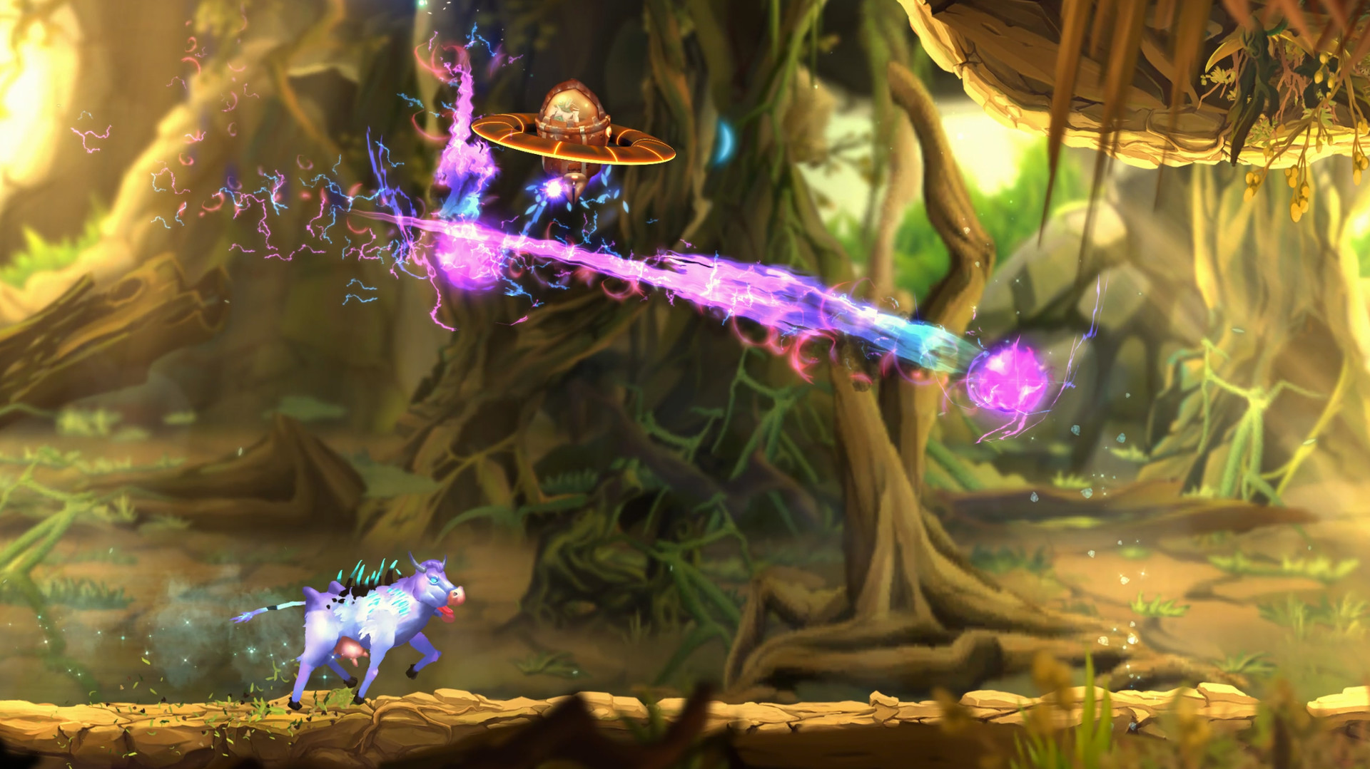 Скриншот из игры Moo Lander - 6