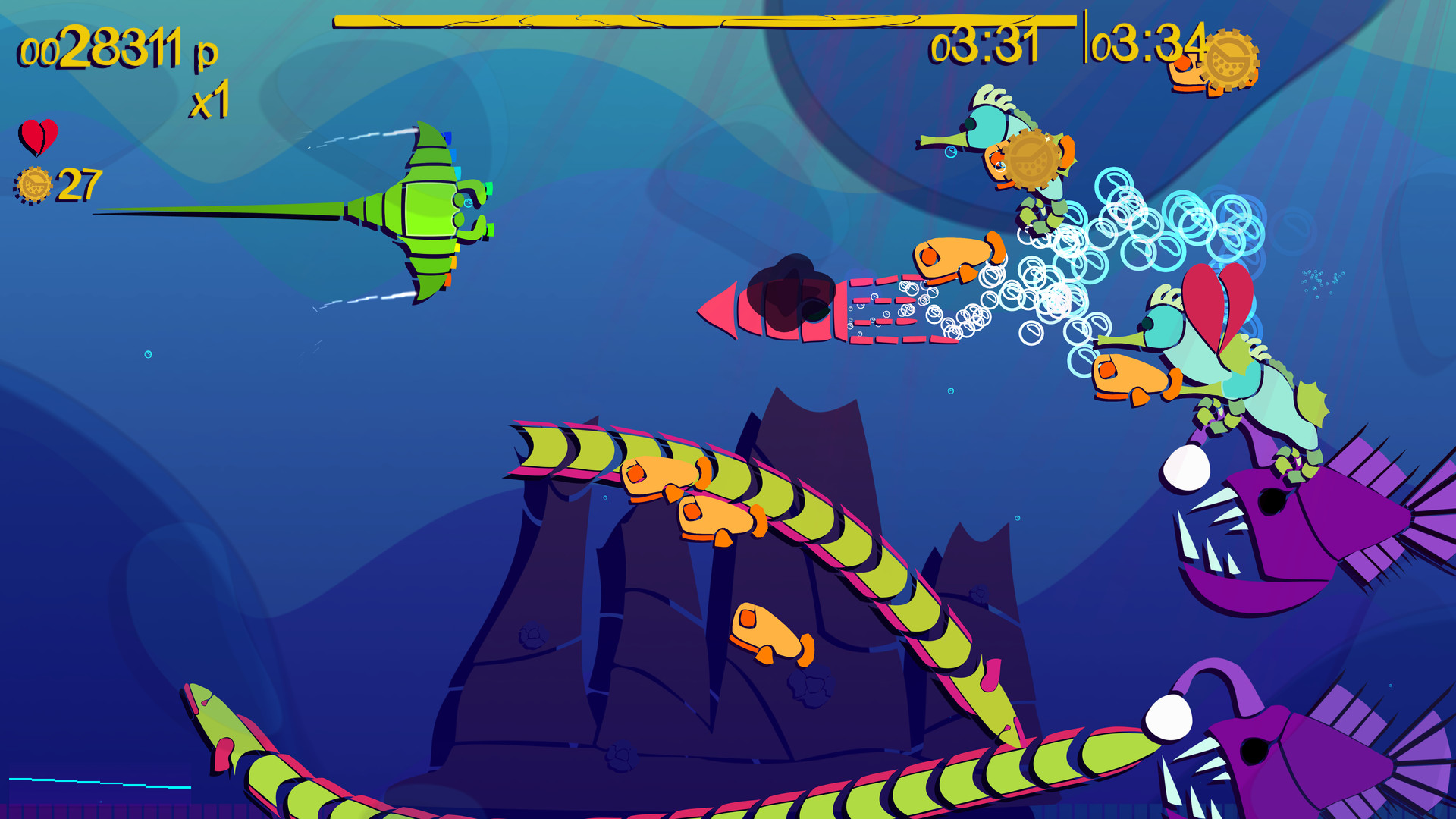 Скриншот из игры Bassline Sinker - 1